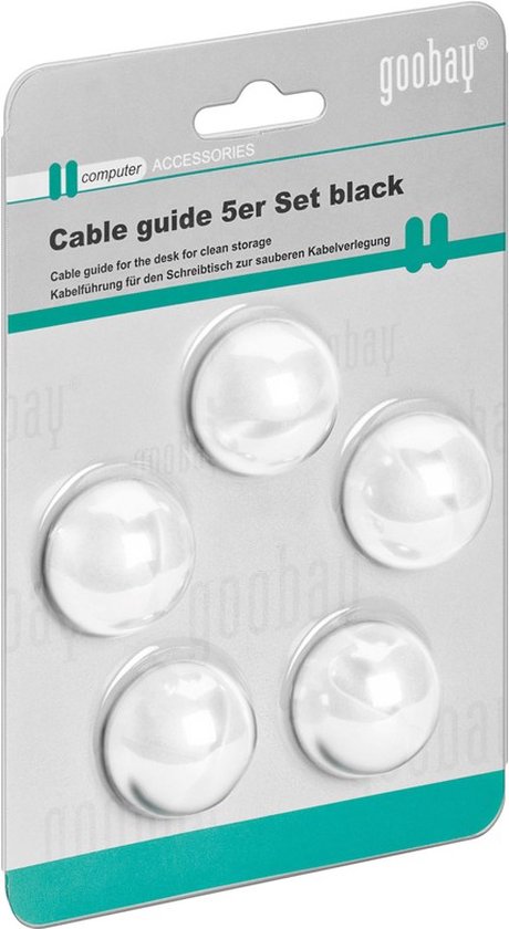 Goobay 17048 Kabelbinder Transparent, 150 Mm, Max. 35 Mm Bündeldurchmesser