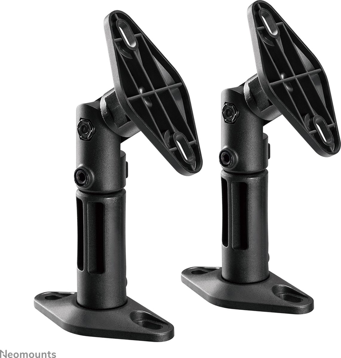 NewStar SPEAKER-W100 - Bevestigingskit (wand/plafondbevestiging) voor 2 luidsprekers (full-motion) - zwart