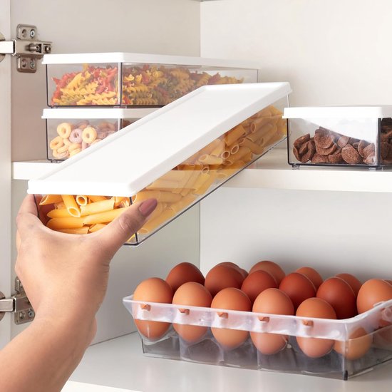 Lot De 40 Boîtes Conservation Alimentaire Canfanni – 20 Récipients + Couvercles Hermétiques – Sans BPA – Micro-ondes Et Lave-vaisselle