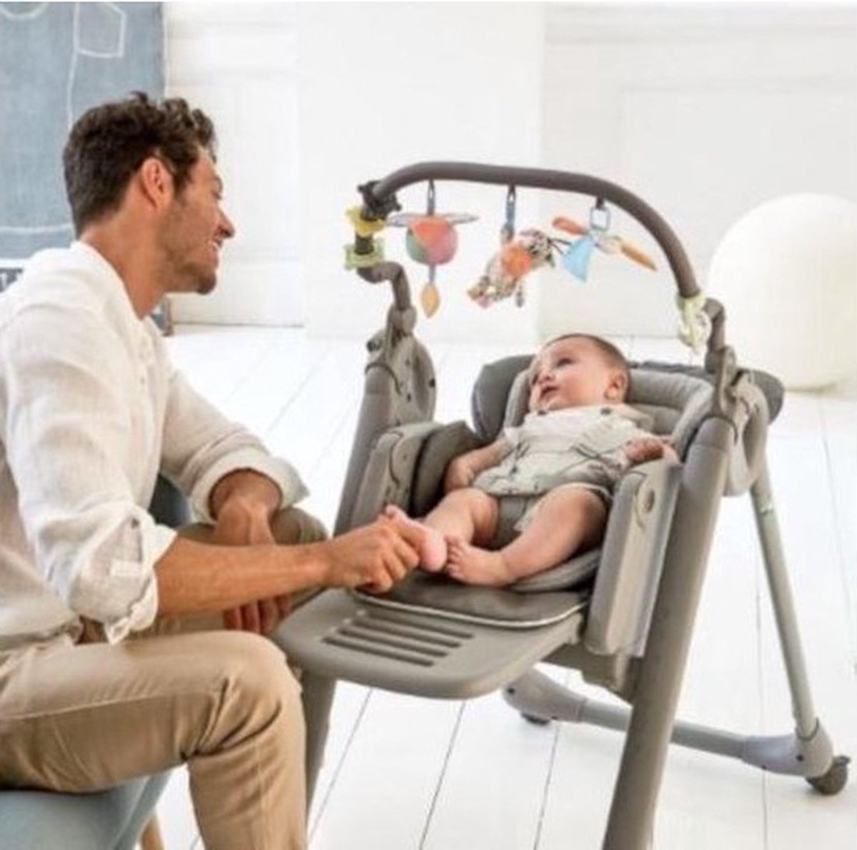 Chicco - Polly Magic Relax - Kinderstoel - Grey Melange – foto 5