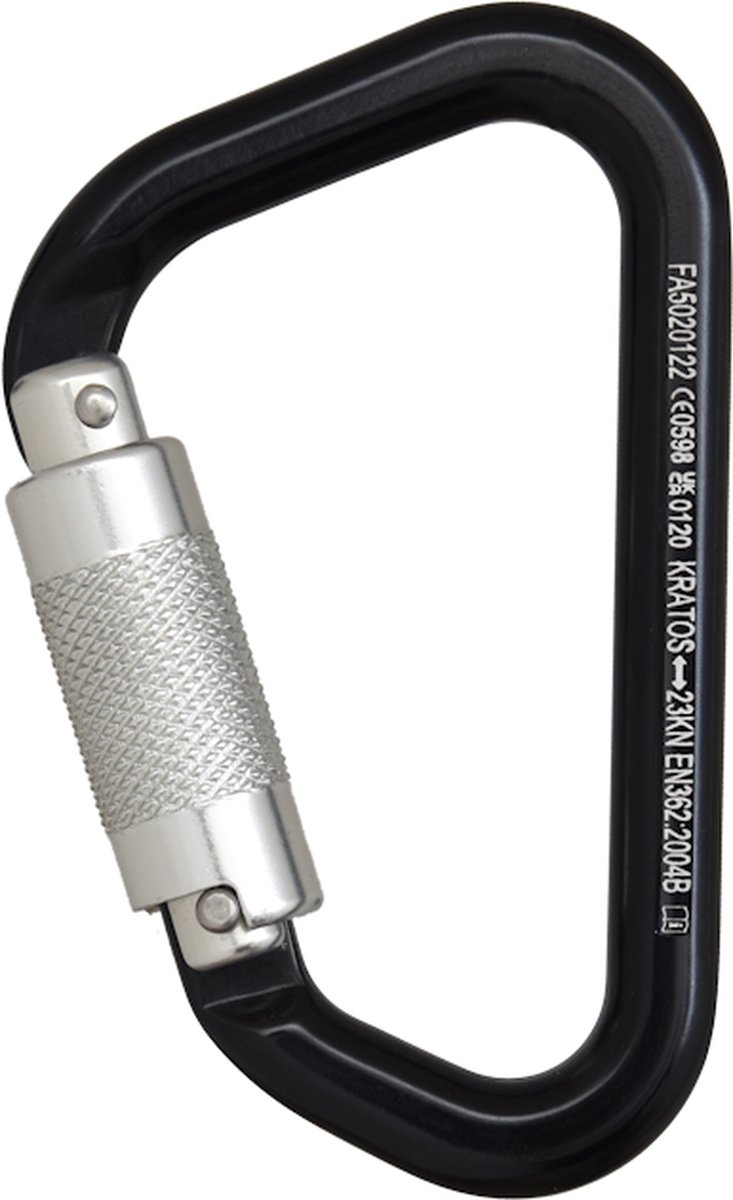 Kratos Aluminium karabijnhaak - Automatische vergrendeling - opening 21mm