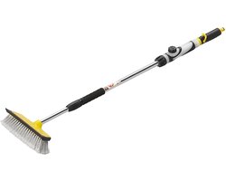 ProPlus Wasborstel - 92-150 cm - Met Wisser, Zeepdispenser en Telescopische steel - Uitschuifbaar - voor Auto - Lichtgewicht
