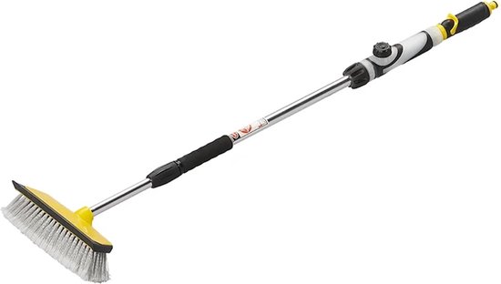 ProPlus Wasborstel - 92-150 cm - Met Wisser, Zeepdispenser en Telescopische steel - Uitschuifbaar - voor Auto - Lichtgewicht