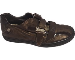 BOTTICELLI-OSLO TD MORO-VELCRO-BROWN-SIZE 38
