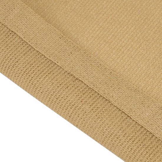 vidaXL - Tenttapijt - 300x600 - cm - HDPE - zandkleurig van Merkloos — afbeelding 4