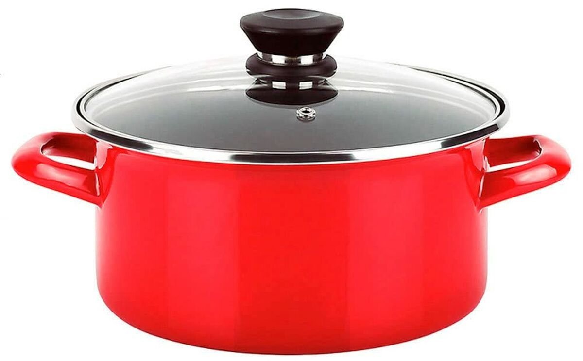 Kookpot FAGOR Optimax Rood Geëmailleerd Staal (Ø 26 x 14 cm)