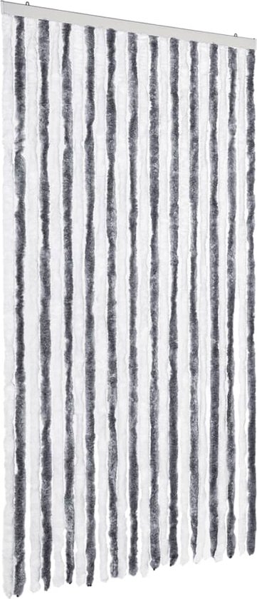 vidaXL Vliegengordijn 10-delig 240x240 cm mesh zwart