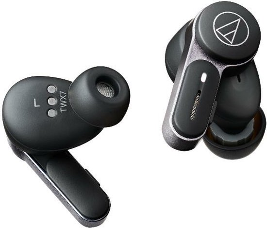 Audio-Technica ATH-TWX7 Headset True Wireless Stereo (TWS) In-ear Oproepen/muziek Bluetooth Zwart