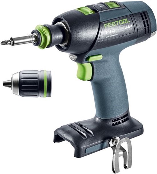 Festool T 18+3-Basic Accu Schroefboormachine 18V Basic Body in Systainer – 576448