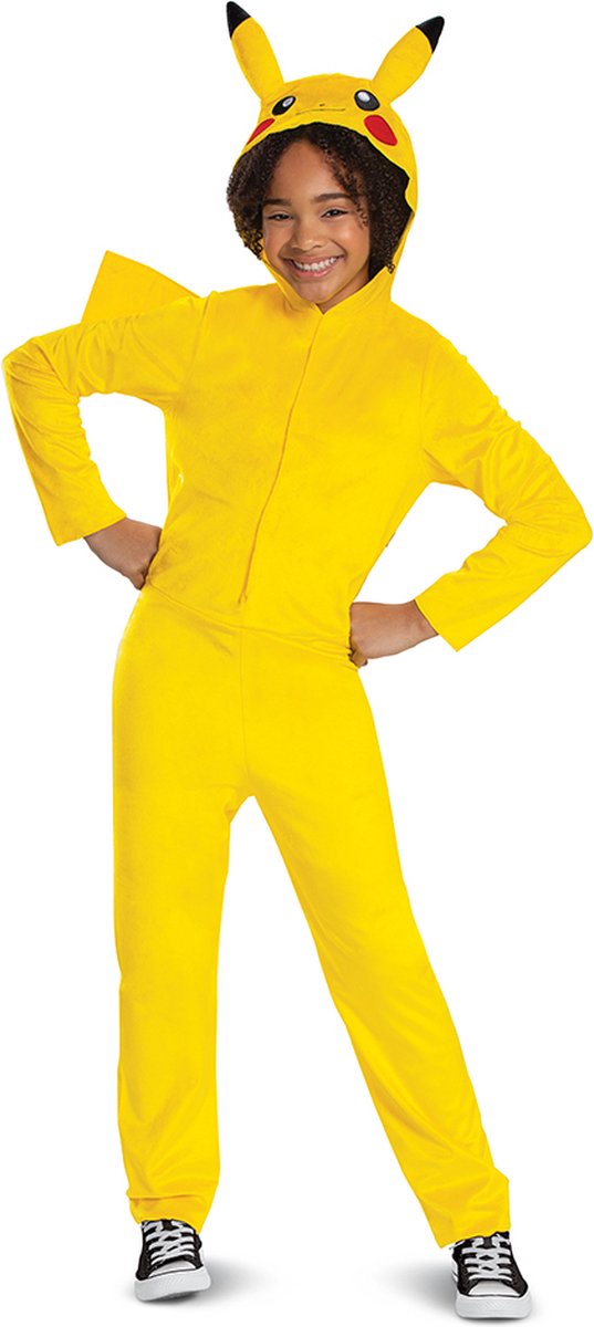 POKÉMON, Pikachu Jumpsuit met capuchon Classic, Maat XL (14-16 jaar)
