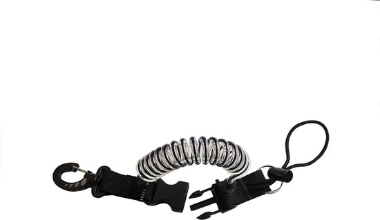 Trident Heavy duty spiraalkoord met rifhaak