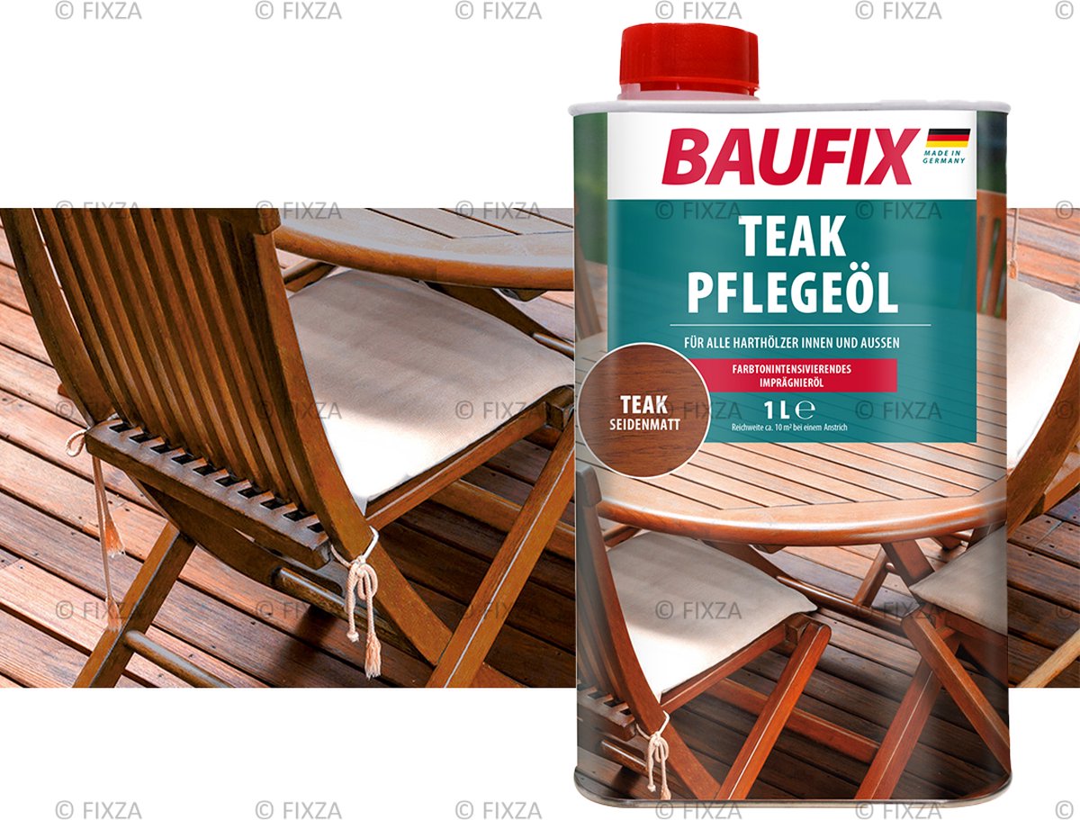BAUFIX Teak onderhoudsolie teak 1 Liter