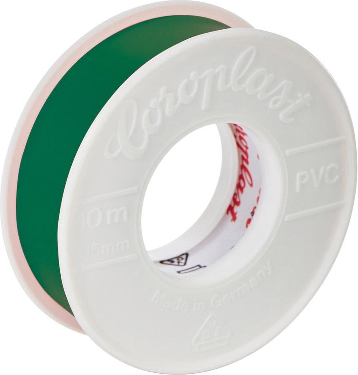 Coroplast Isolatietape Nr.302 15mm Groen 10m - 4330816003947