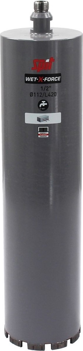 Wet-x-force Diamantboor 1/2 D.82x420