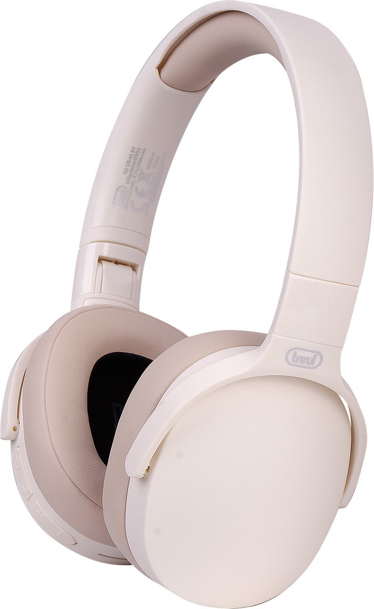Trevi DJ 12E45 BT Headset Bedraad en draadloos Hoofdband Oproepen/muziek Crème