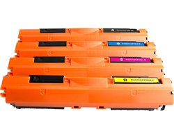 Inktkenners Multipack Laser toner cartridges Geschikt voor HP 126A (CE310A, CE311A, CE312A en CE313A) - Geschikt voor HP Color Laserjet Pro CP1020, CP1022,…