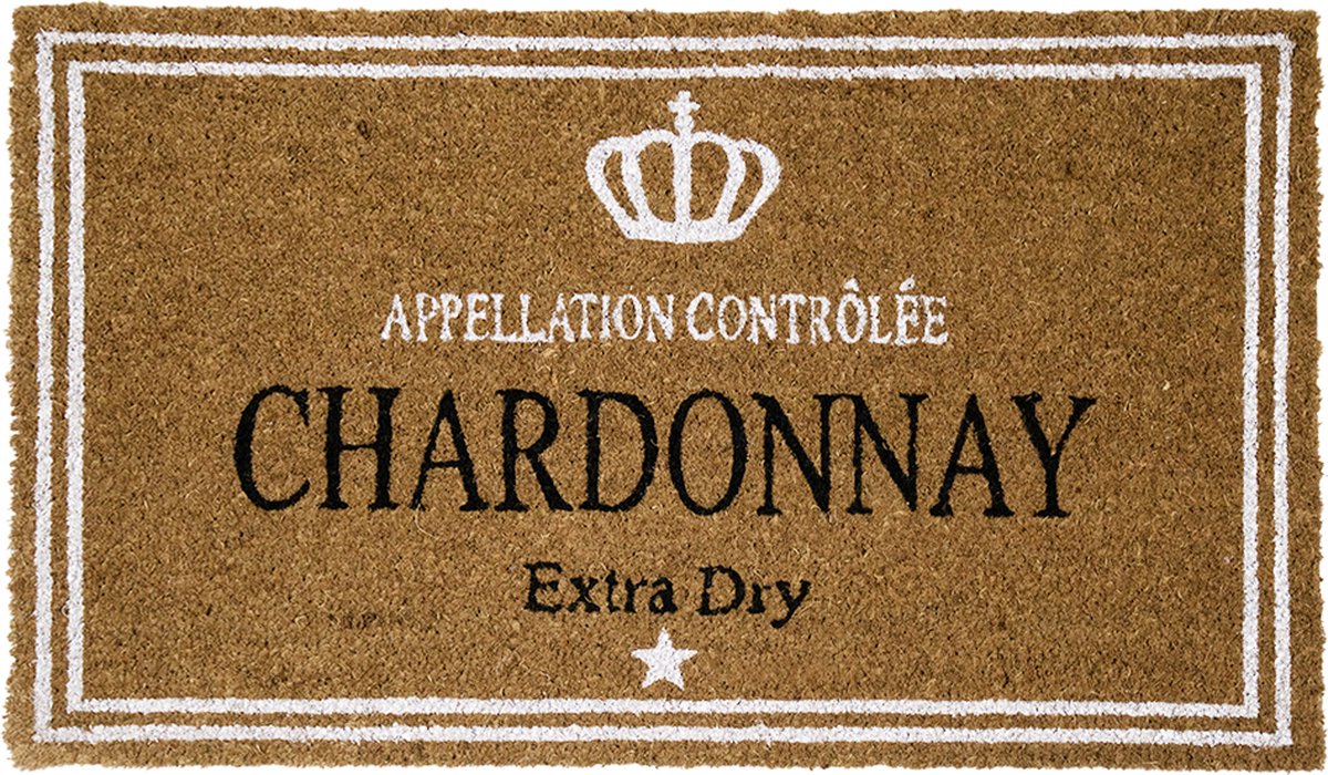 deurmat kokos wijn chardonnay 75cm