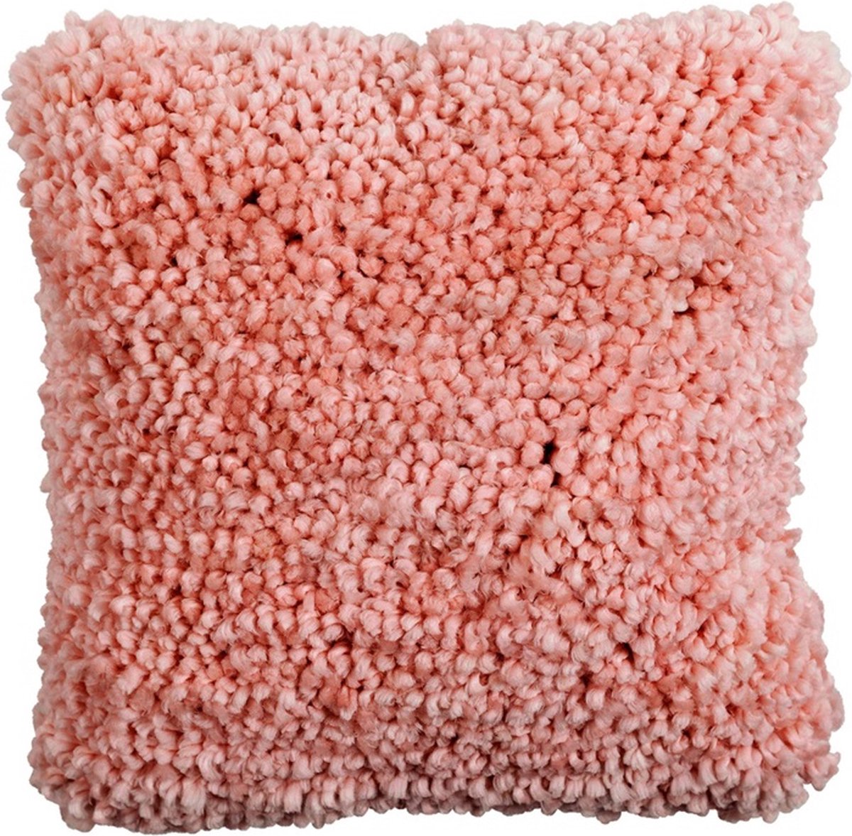 Linen & More Oscar - sierkussen roze - 50 x 50 cm