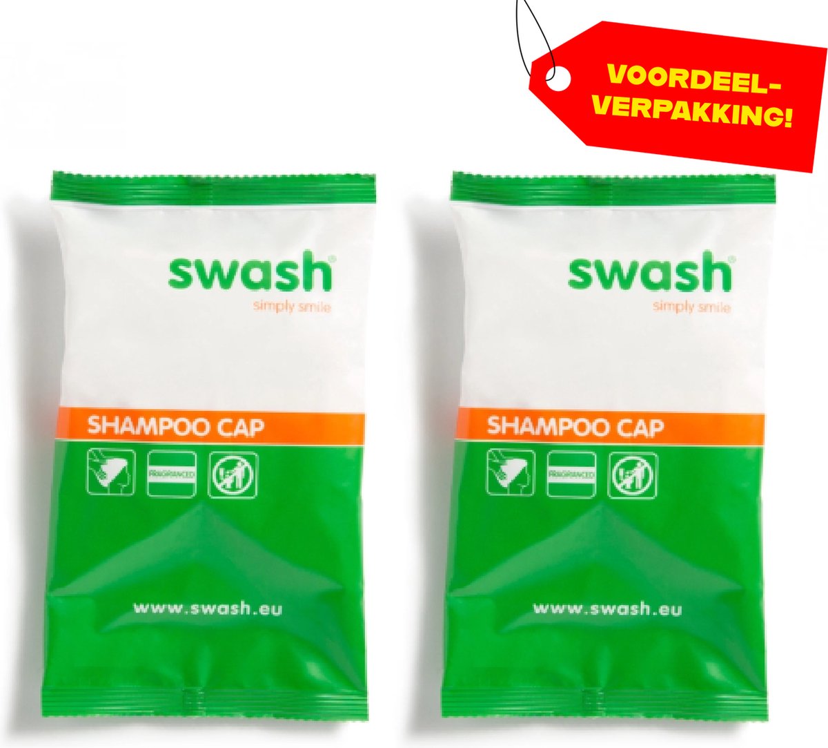 Goedkoopste 2x Swash Shampoo Cap Geparfumeerd - Voordeelverpakking!