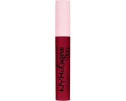 Nyx Professional Makeup Lip Lingerie XXL - Sizzlin - Matte, niet-overdraagbare lippenstift - Donkerrood