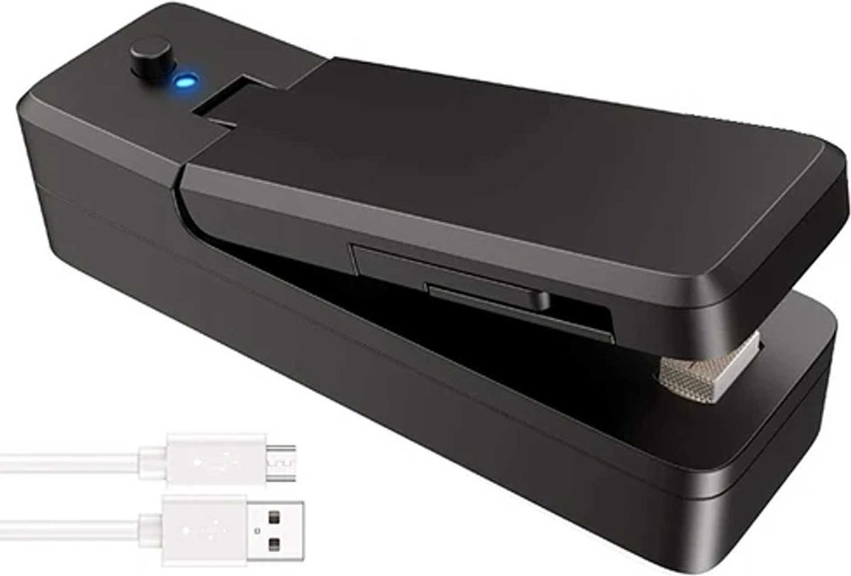 Verpakking sealer en afsnijder - Klein Handmodel - Eten bewaren - sealmachine - seal apparaat - vacuum afdichter - voedsel - hergebruiken - vacuummachine - vacuumsealer - inclusief oplader