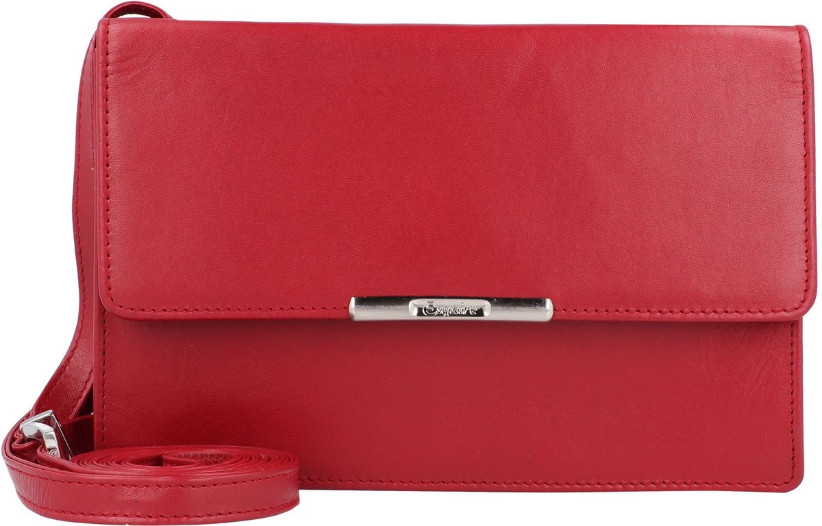 Esquire Schoudertas Helena Small Crossbody Bag Red Rood