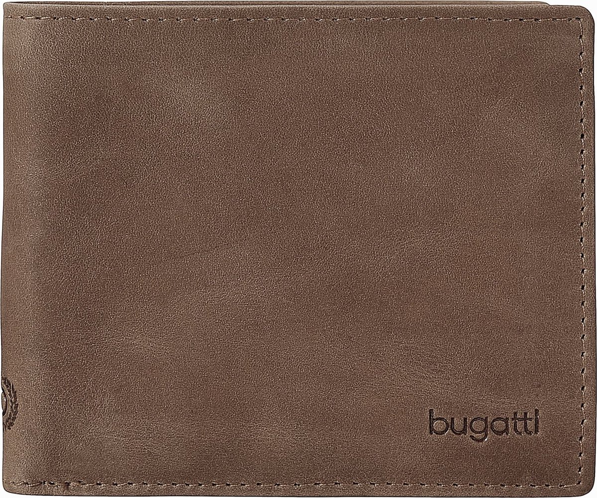 Bugatti Volo Portemonnee Leer 11 cm - Jongens - Horizontaal - braun