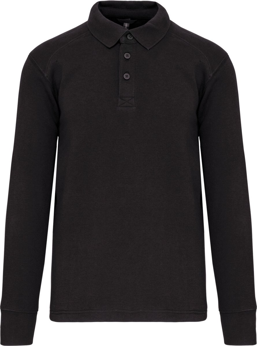 WK. Designed To Work Sweater met polokraag WK4000 - Dark Grey - XL