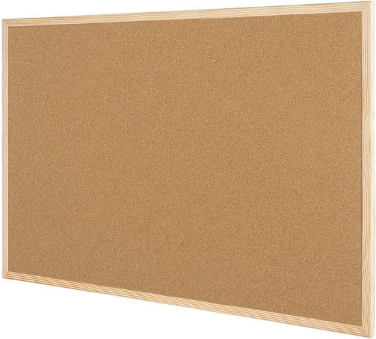 Prikwand kurkplaat FARO - 100 x 50 cm - 20mm dik - per stuk Bestel nu