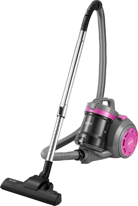 TZS First Austria Stofzuiger - Zakloze Stofzuiger - 800W - Vacuum Cleaner Zakloos - Sterke Zuigkracht - Roze
