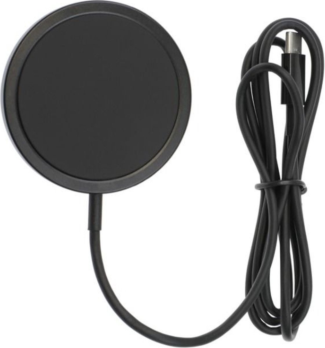 Brodit magnetic wireless charger 15W usbC - black (Qi)