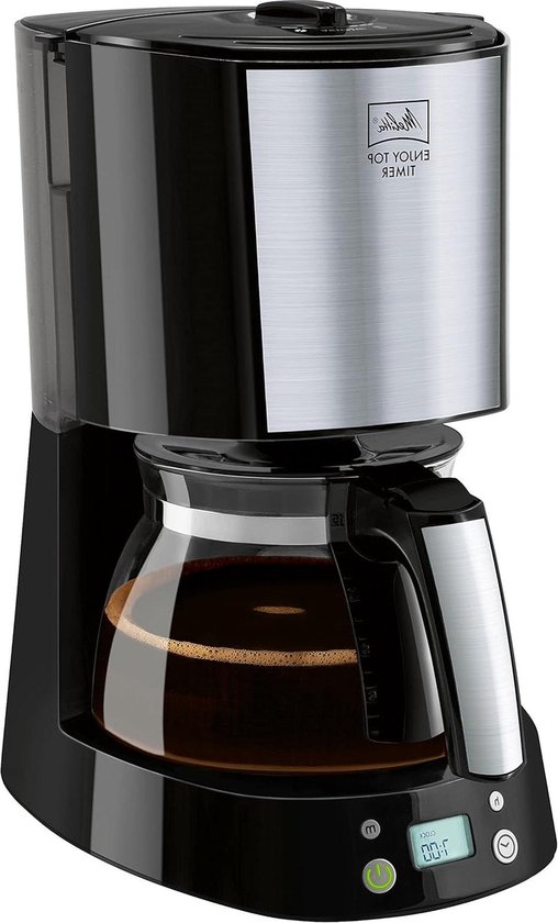 Koffiezetapparaat met glazen kan - Filterkoffiezetapparaat 1,25 l in