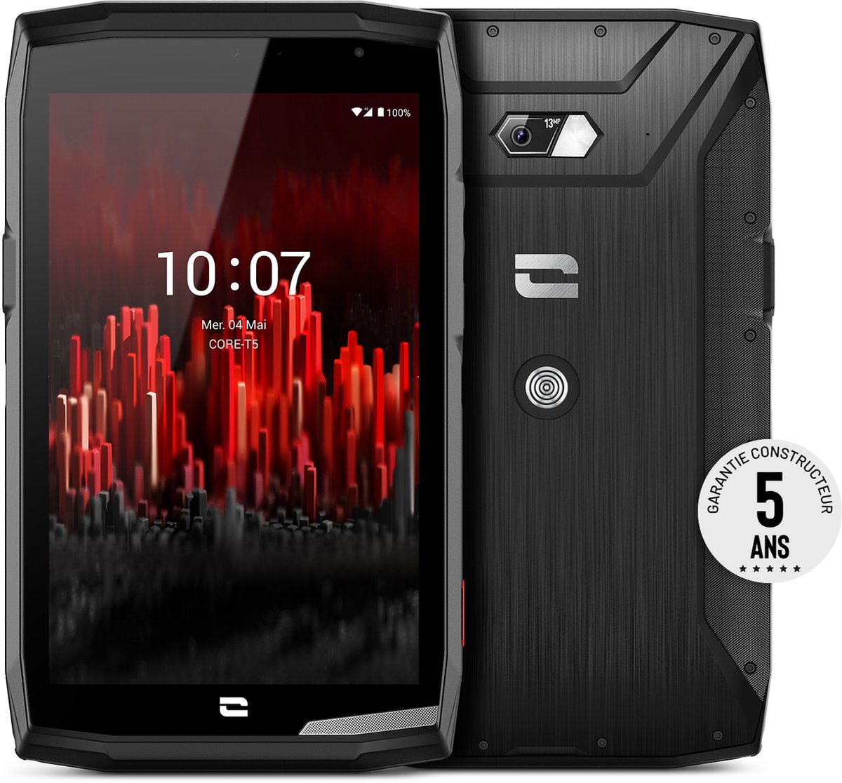 Crosscall CORE-T5 4G LTE-TDD & LTE-FDD 32 GB 20,3 cm (8") Qualcomm Snapdragon 3 GB Wi-Fi 5 (802.11ac) Zwart