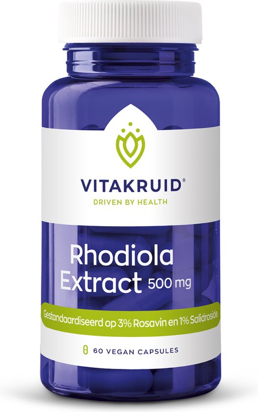 Foto: Vitakruid rhodiola extract 500 mg 60 vcaps