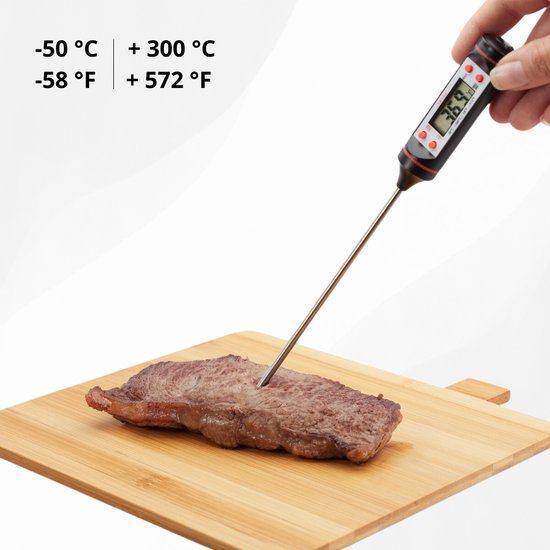 Thermomètre De Cuisine Pour BBQ Et Viandes - Précision De Température - En Acier Inoxydable - Neuf