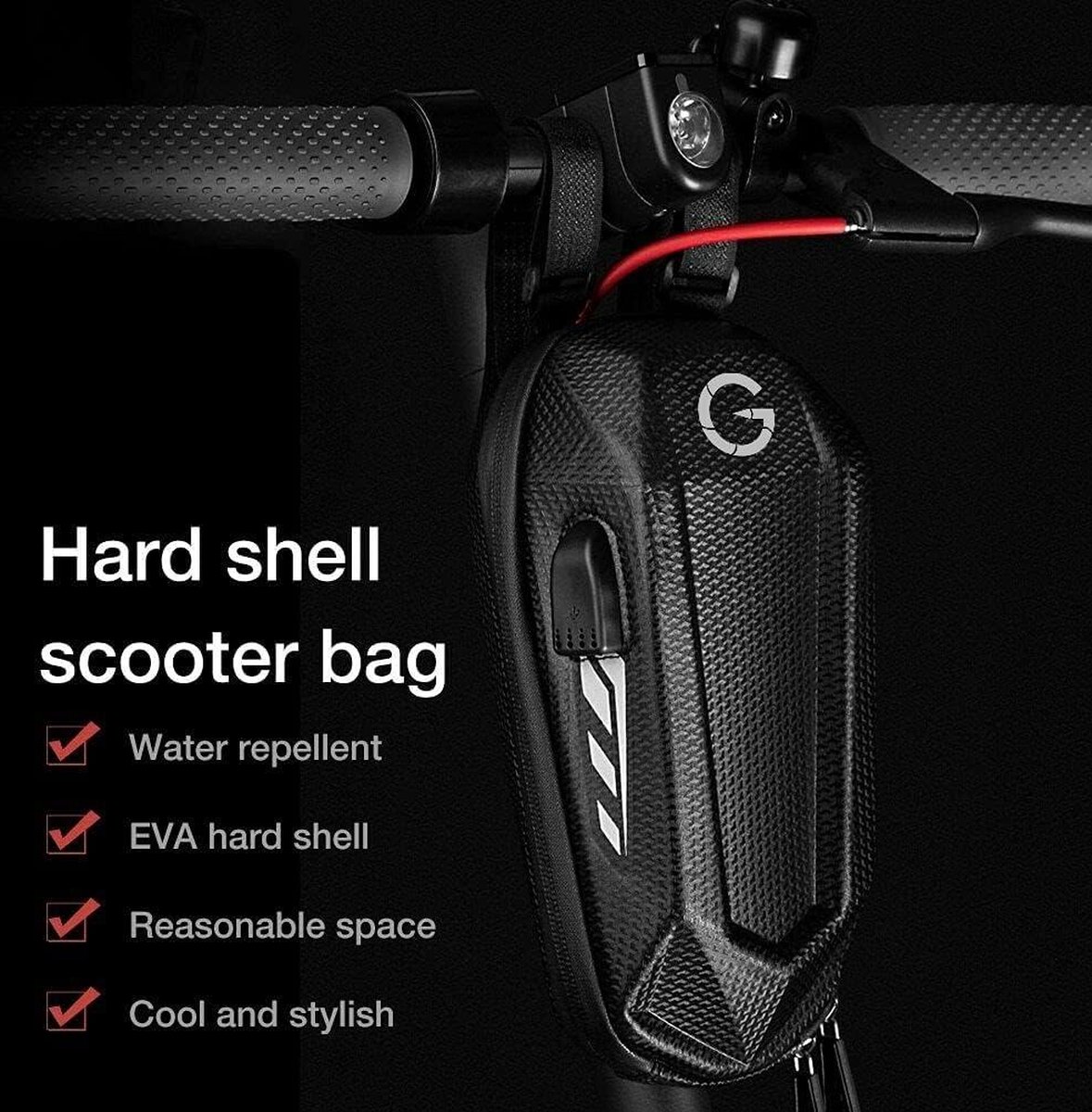 Elektrische steptas met USB-aansluiting - Opbergtoebehoren - 2/3 liter - Riembag - Geschikt voor Xiaomi Ninebot Ducati Kickscooter – foto 7