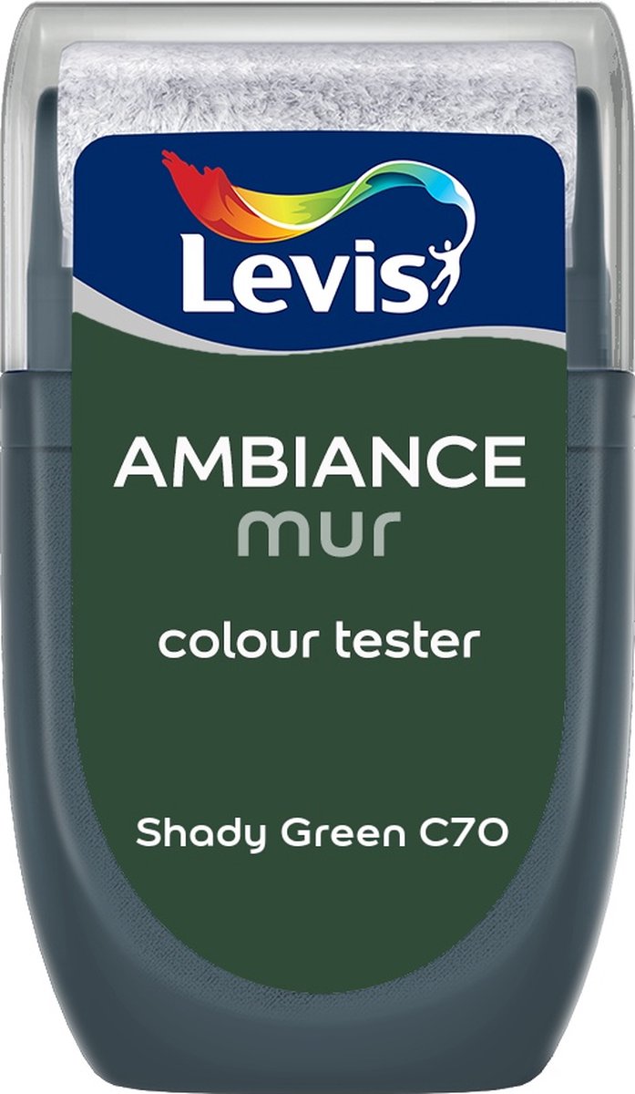 Levis - Muurverf Kleurtester Mat Mix - Shady Green C70 - Mengverf - 30 Ml