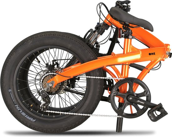 PACTO ONE FOLDING BIKE ORANGE 6v VOUWFIETS PLOOIFIETS FATBIKE FIETS ALUMINIUM PHATBIKE van PACTO — afbeelding 4