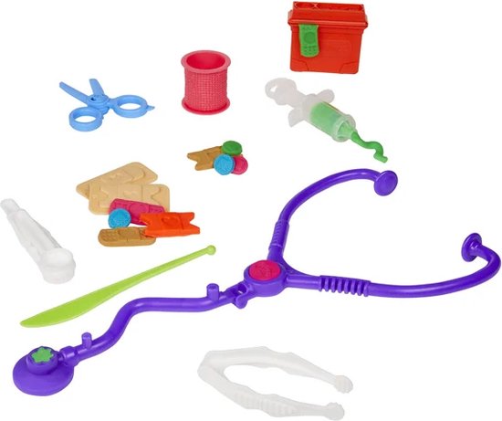 Play-Doh Dierenarts Speelset - Boetseerklei - Inclusief 5 Play-Doh potjes - Knutselen voor kinderen