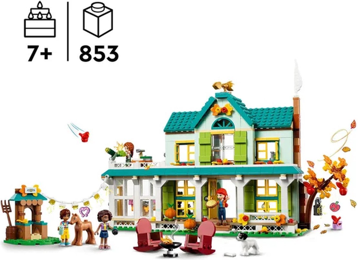 LEGO Friends Autumns huis, Poppenhuis Speelset met Minipoppetjes en Accessoires - 41730 — afbeelding 13