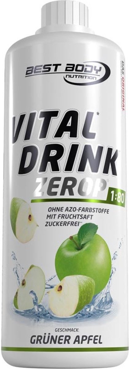 Goedkoopste Low Carb Vital Drink 1000ml Green Apple