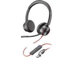 HP Poly Blackwire C8225-M – On-ear headset – Kabel – Stereo – Zwart – Noise Cancelling – Volumeregeling – Microfoon uitscha