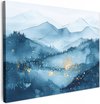 Paysage, Bleu