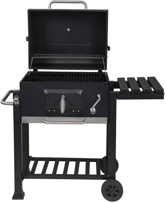 BukkitBow - Houtskoolbarbecue - BBQ van Staal - 2 Grillroosters - 113x45.5x100 cm - Verplaatsbaar van Merkloos — afbeelding 5