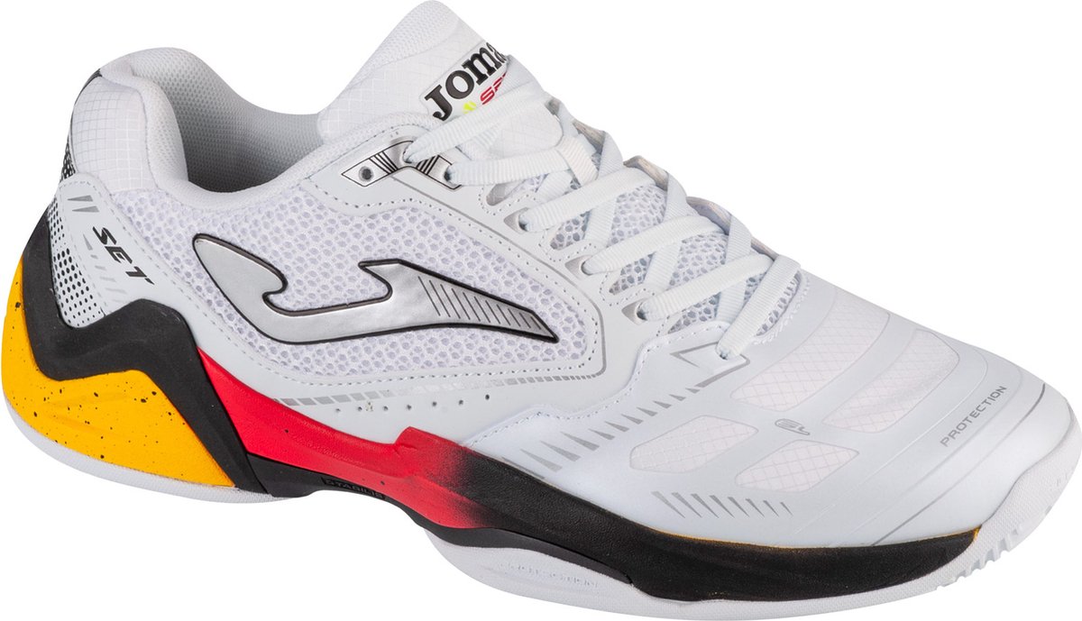 Joma Set Men 2402 TSETW2402C, Mannen, Wit, Tennisschoenen,buty do padla, maat: 44,5