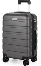 TAN.TOMI Handbagage Koffer - 41L Reiskoffer met 4 wielen - Handbagage Ruimbagage - Cijferslot - Reiskoffer - Trolley Koffer met Wielen - Donkergrijs