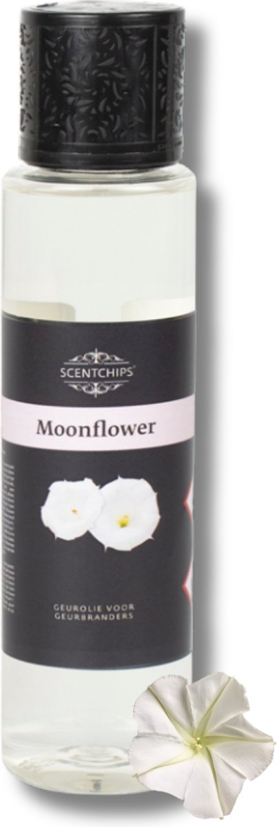 Goedkoopste Scentchips® Moonflower - Geurolie Voor Aromadiffuser - Geurolie Voor Oliebrander - Etherische Olie - Essentiele Olie - Etherische Olien - 200ml