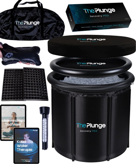 Foto: The plunge ijsbad pro pack ice bath zitbad incl e books