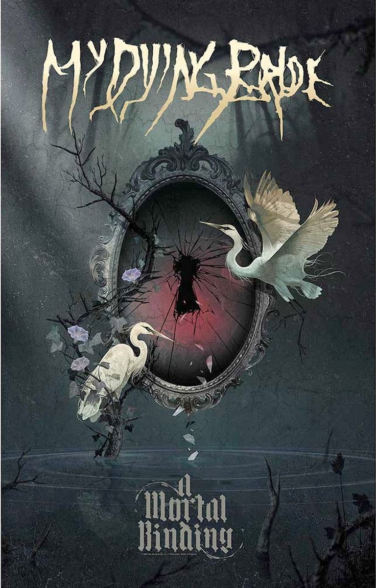 My Dying Bride - A Mortal Binding Textiel Poster - Multicolours