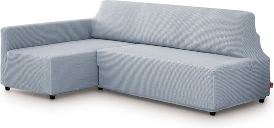 Foto: Belmarti bankhoes bali chaise longue links 195 220cm breed lichtblauw geschikt voor banken zonder armleuningen multi elastische kwaliteit met uitzonderlijk aanpassingsvermogen
